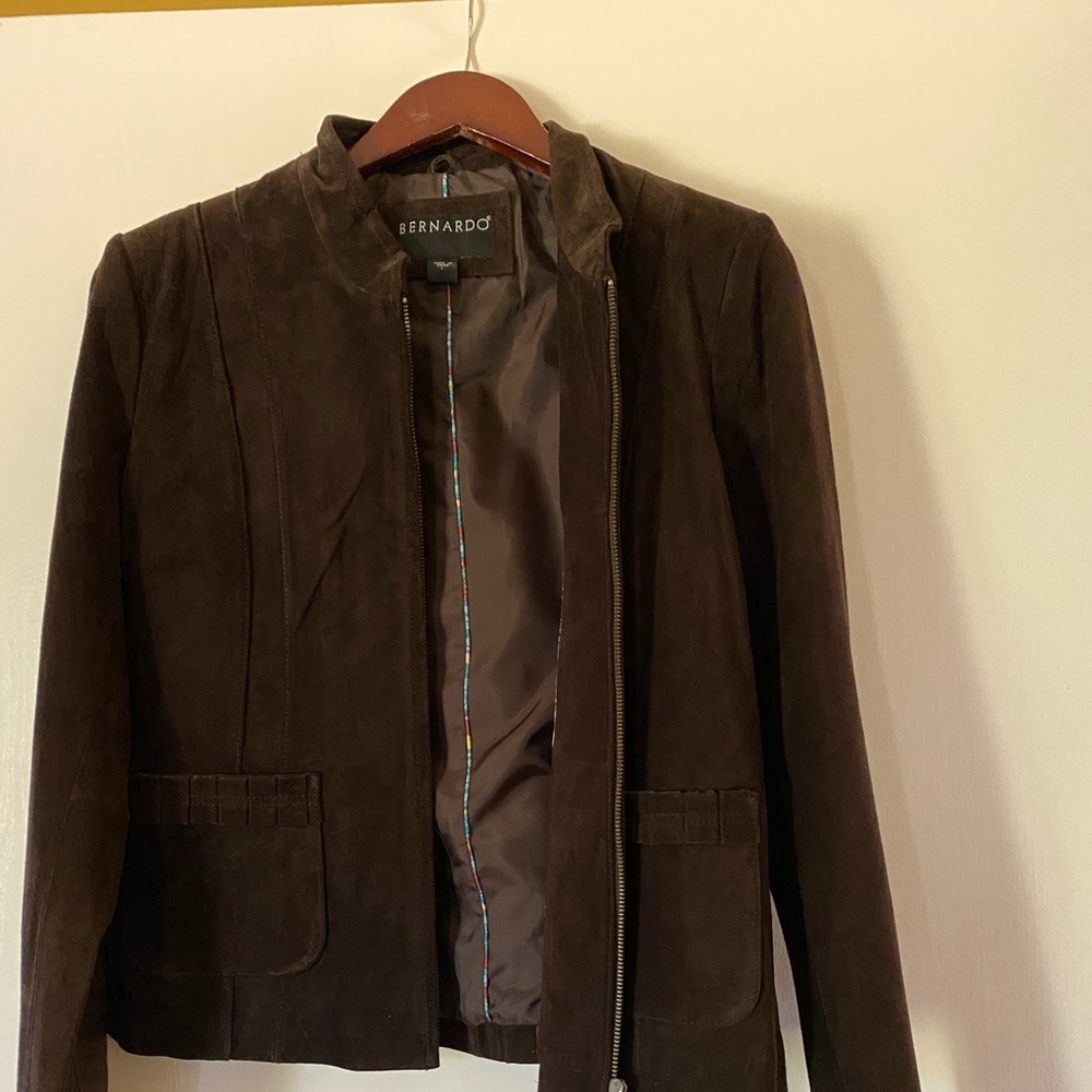 Woman’s suede jacket